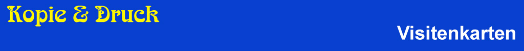 Visitenkarten