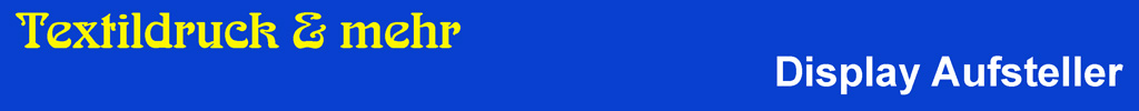 Display Aufsteller